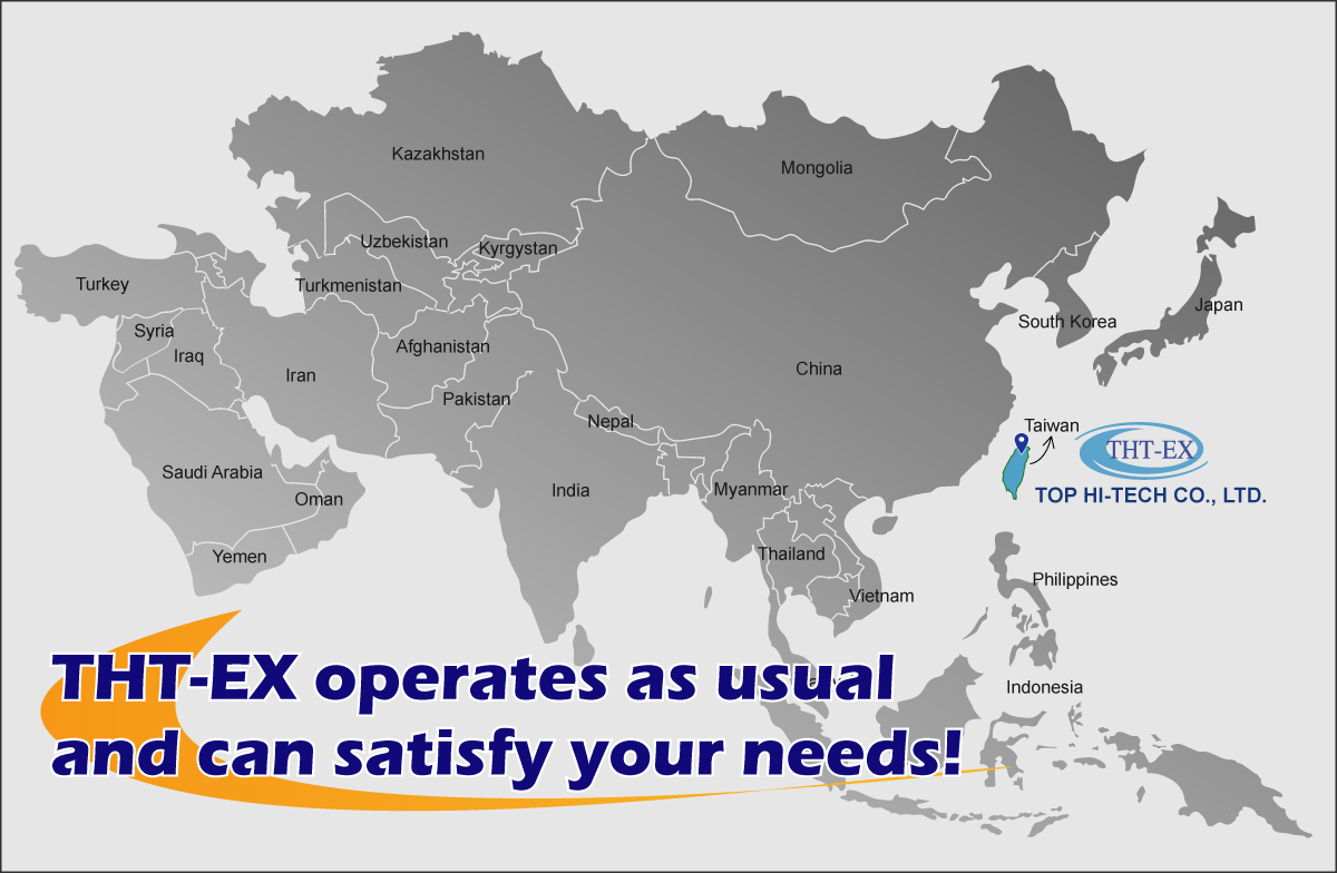 新型コロナウイルスに影響されない、台湾THT-EXは防爆ランプの製造と出荷はすべて正常です。